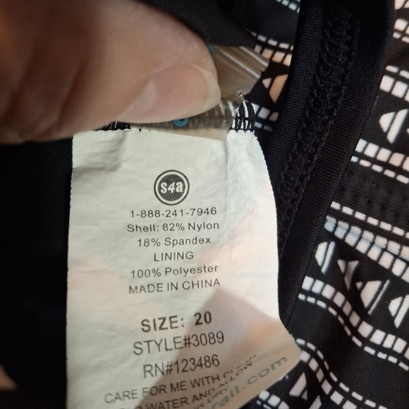 Shark Bite Bathing Suit Top - Picture 3 of 4